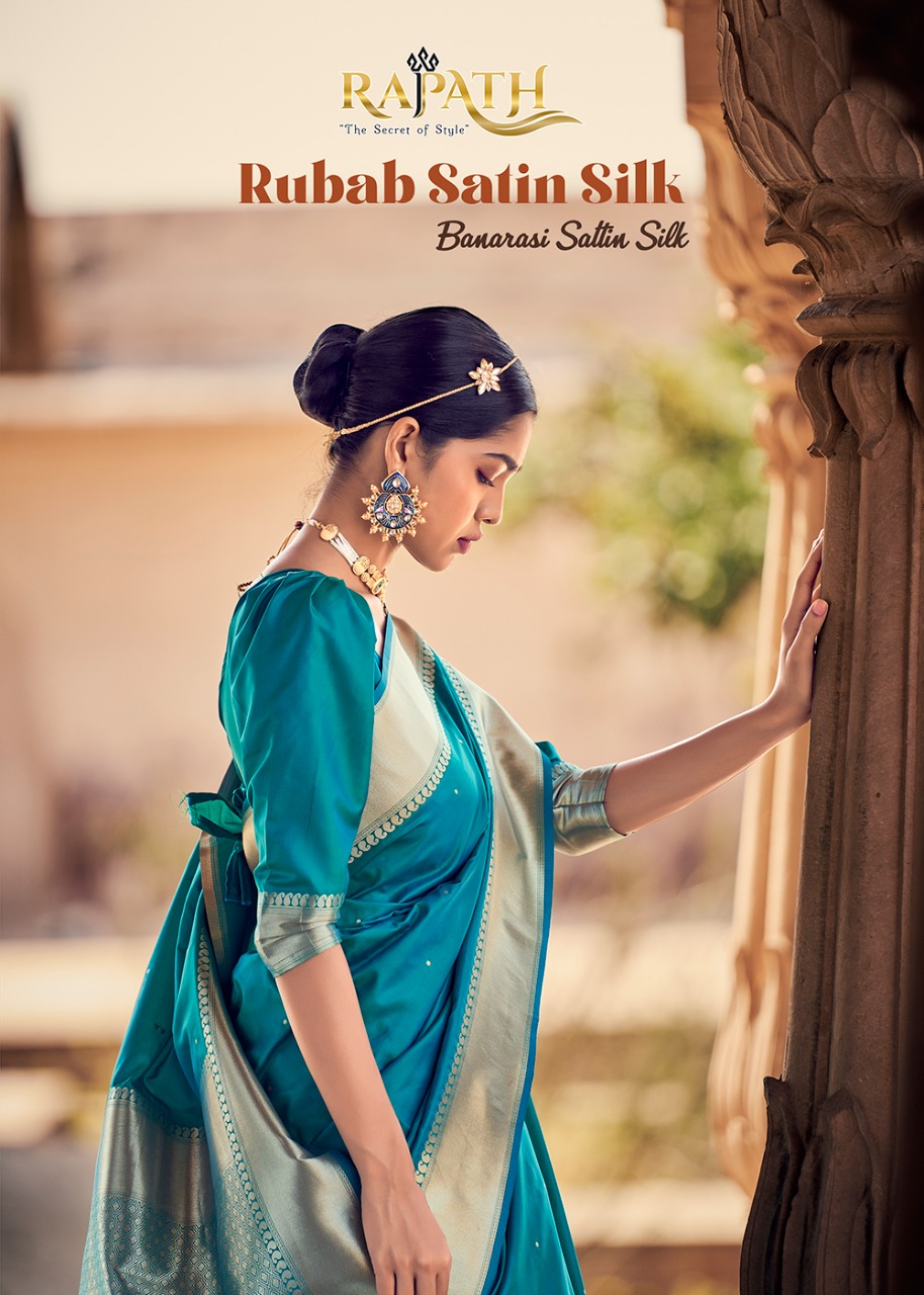 Rajpath sarees Rubab Sattin